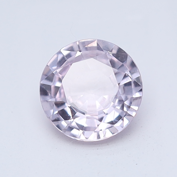 Round Peach Natural Sapphire