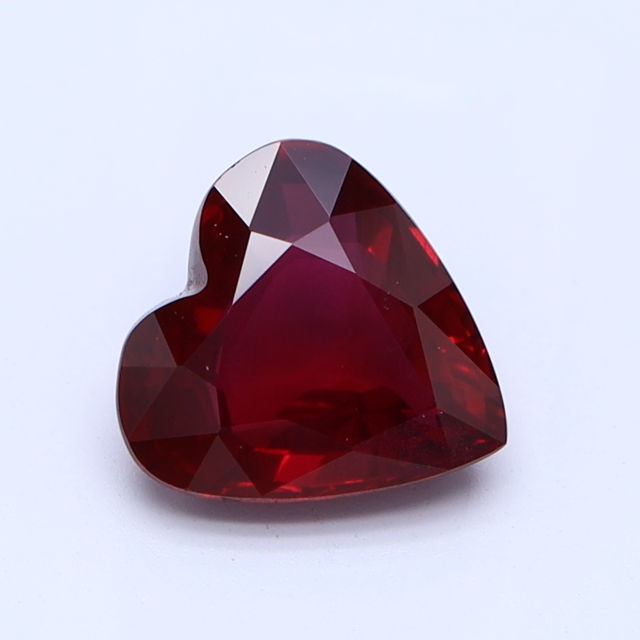 Heart Natural Ruby