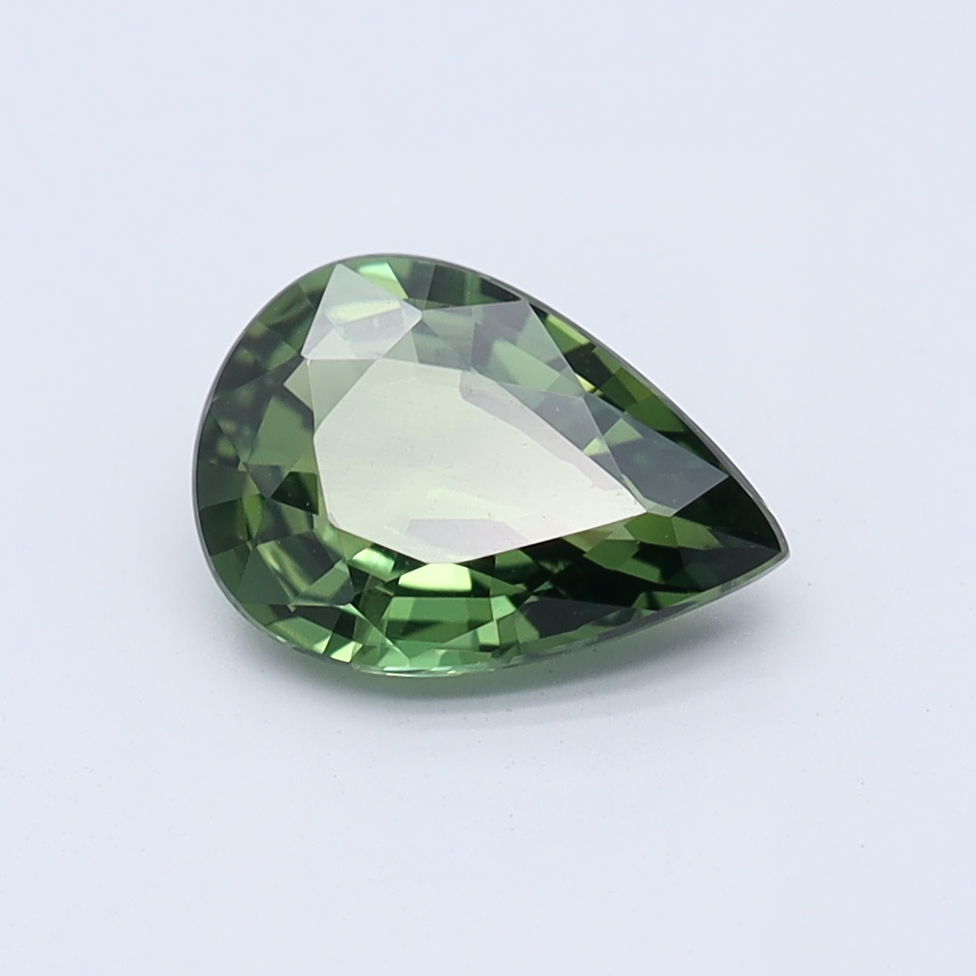 Pear Green Natural Sapphire