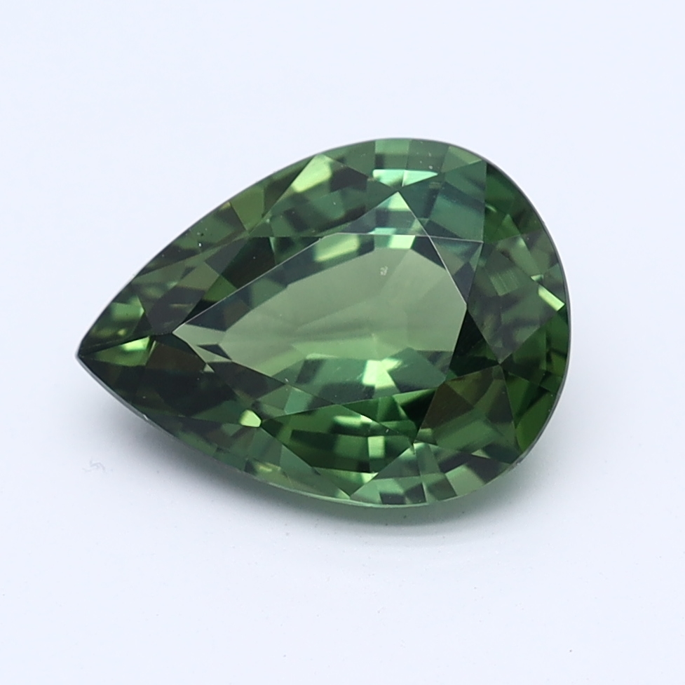 Pear Green Natural Sapphire