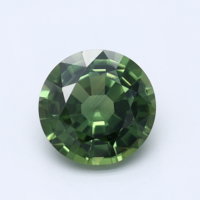 Round Green Natural Sapphire