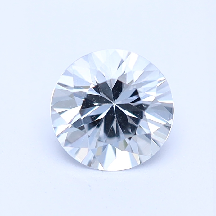 Round White Natural Sapphire