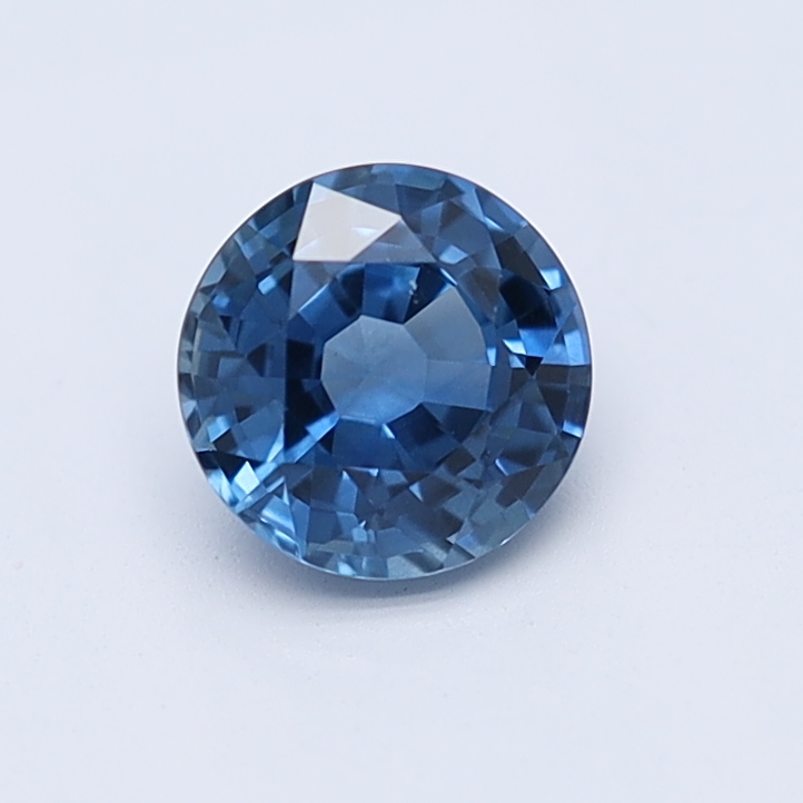 Round Traditional Blue Natural Sapphire