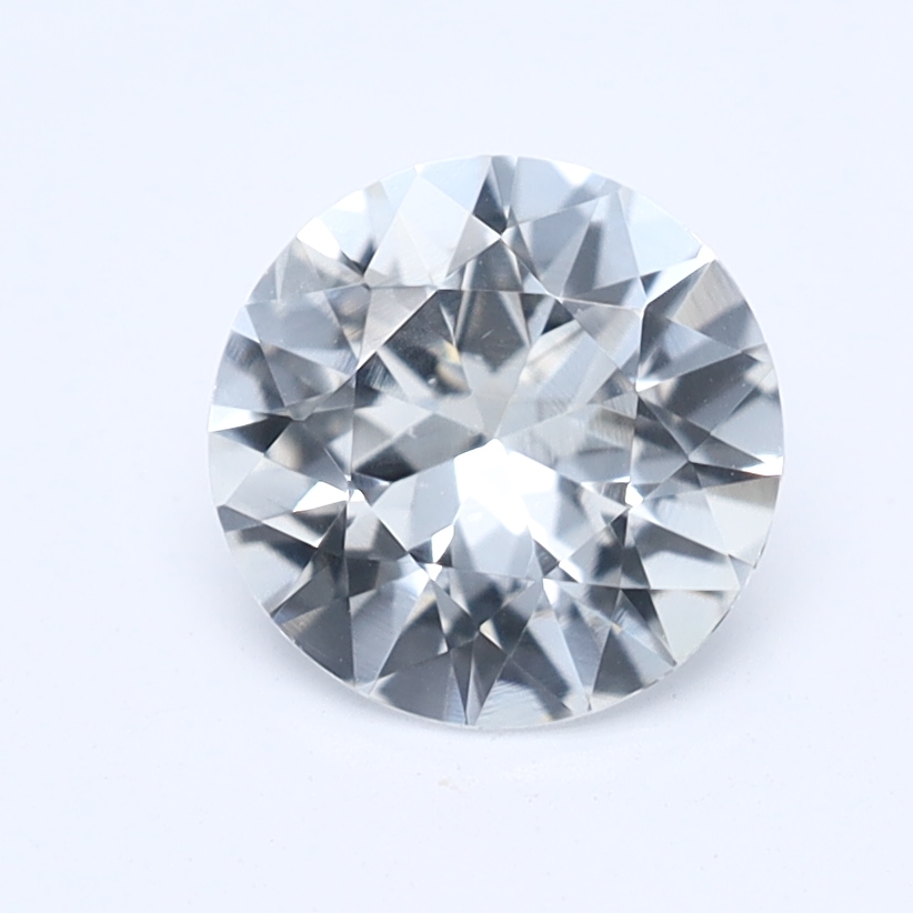 Round White Natural Sapphire