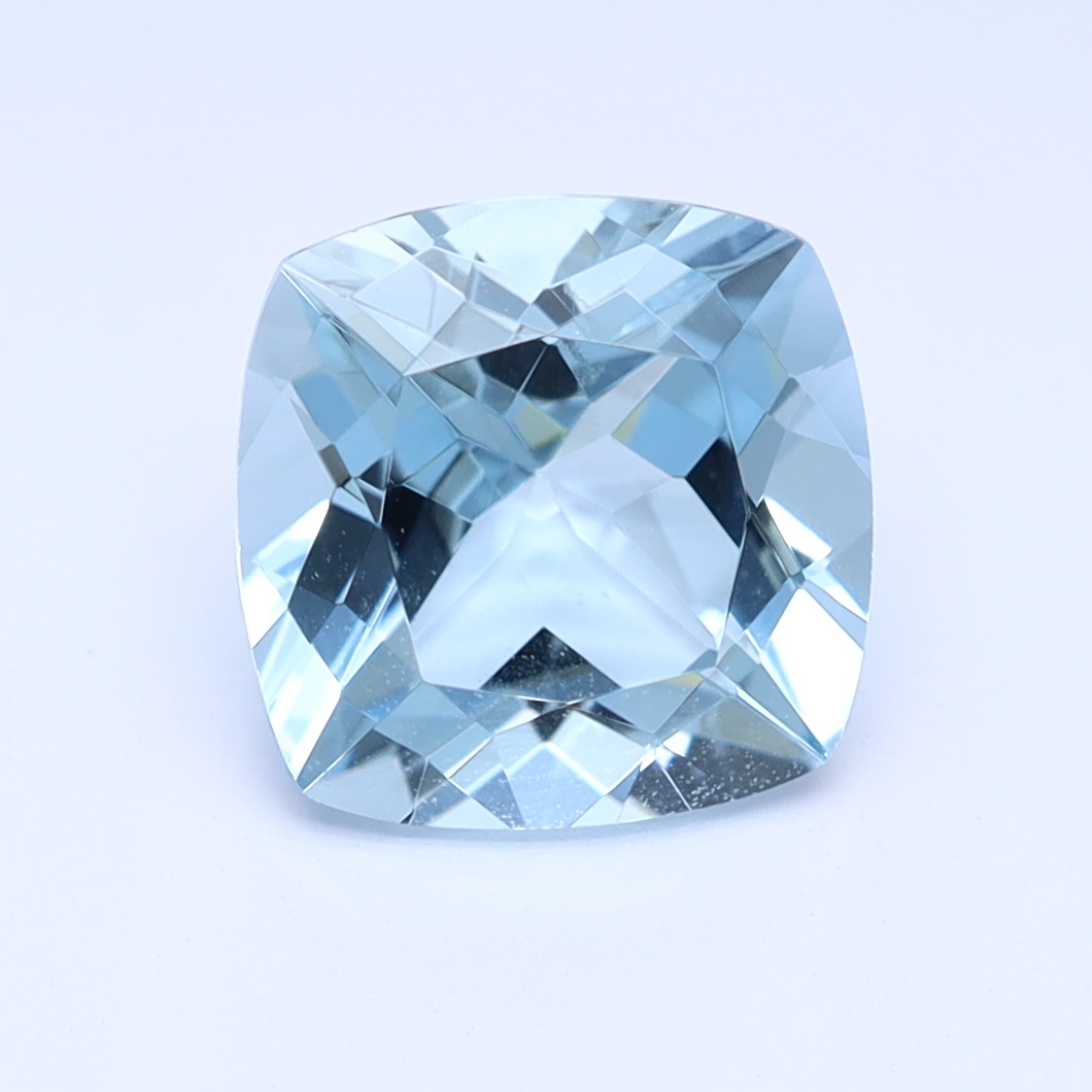 Cushion Cut Natural Aquamarine