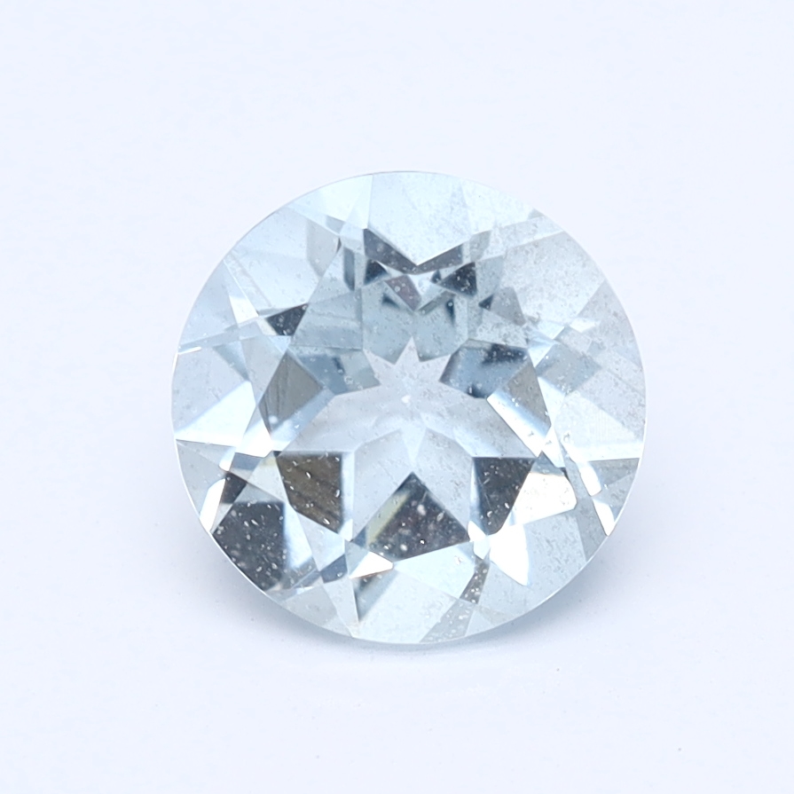 Round Natural Aquamarine