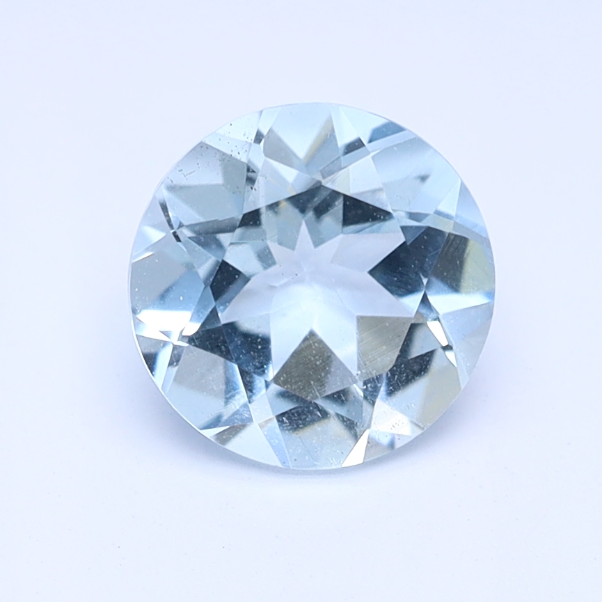 Round Natural Aquamarine