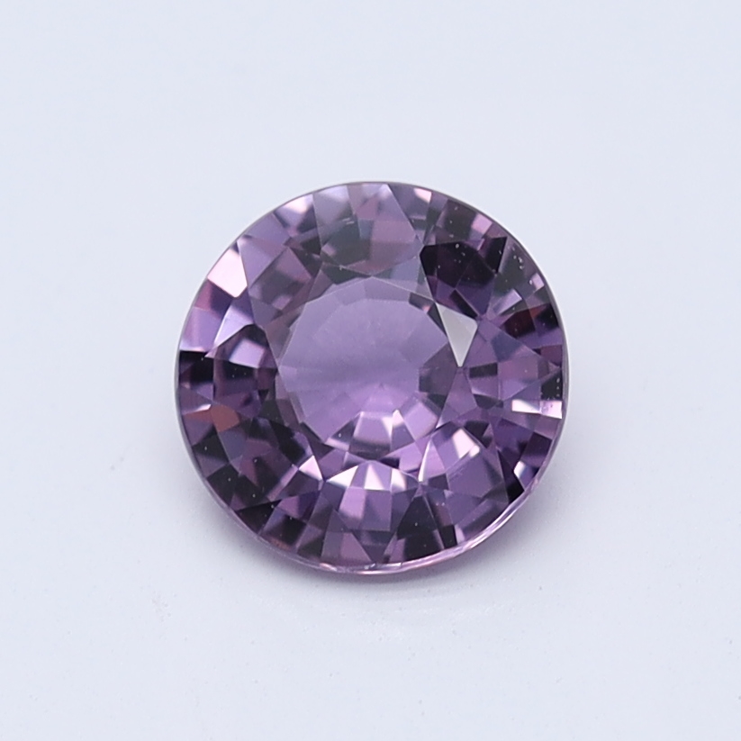 Round Raspberry Natural Sapphire