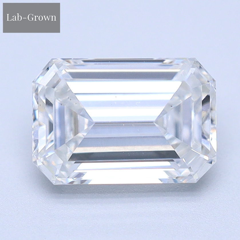 Emerald Cut Lab-Grown Diamond