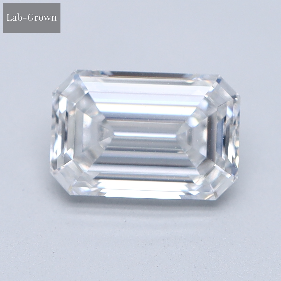 Emerald Cut Lab-Grown Diamond