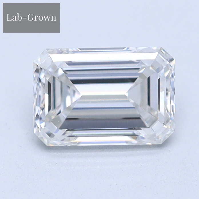 Emerald Cut Lab-Grown Diamond