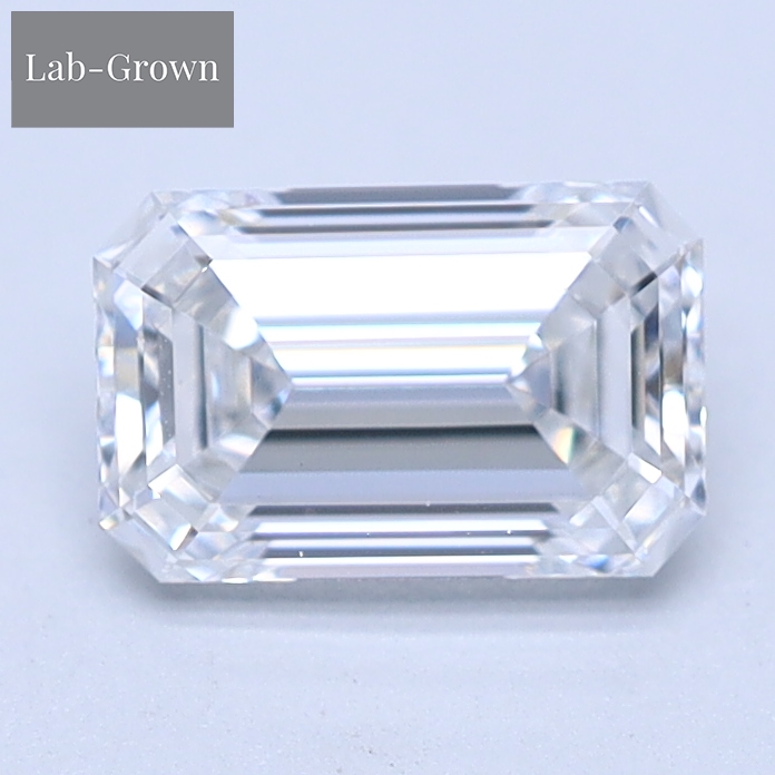 Emerald Cut Lab-Grown Diamond