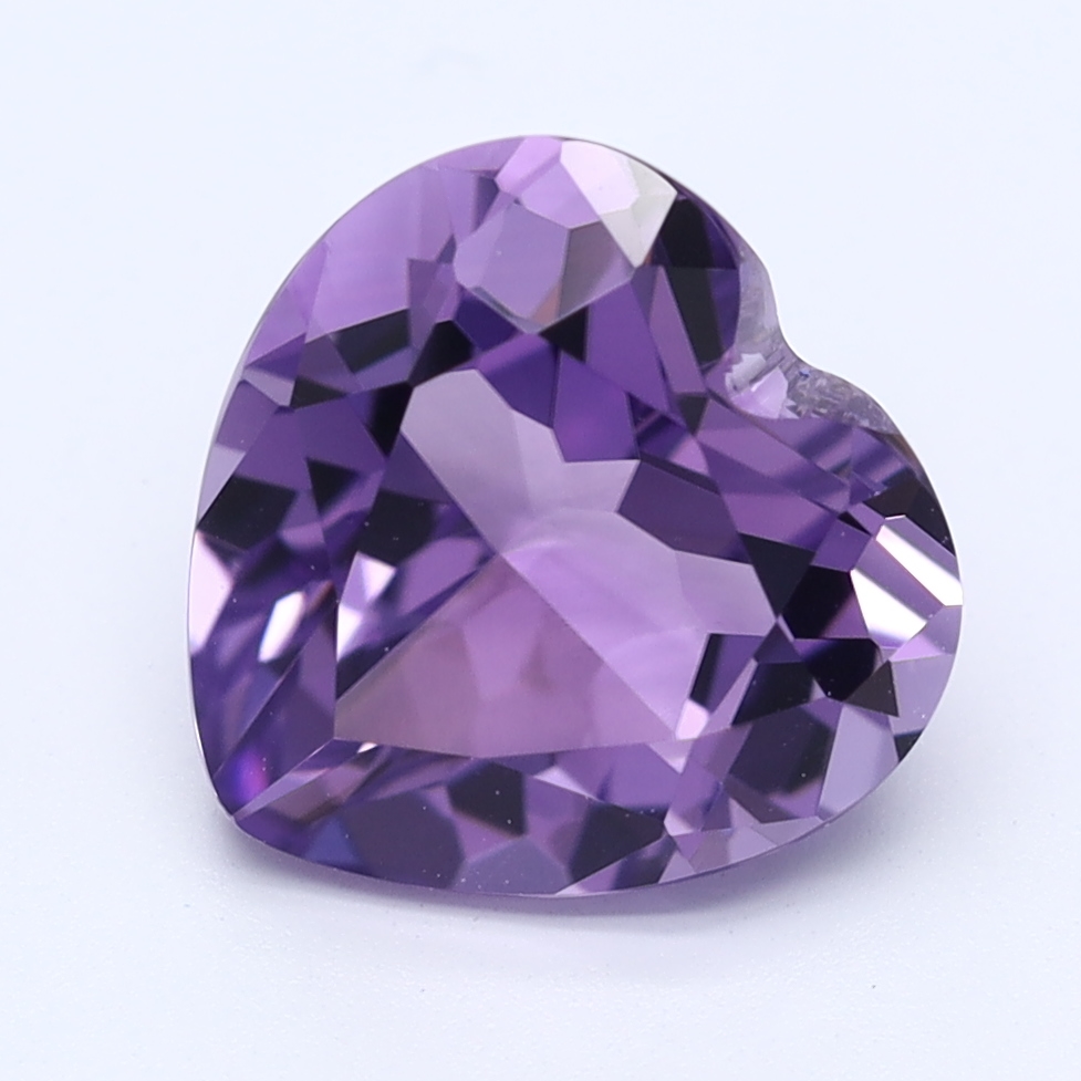 Heart Shaped Natural Amethyst
