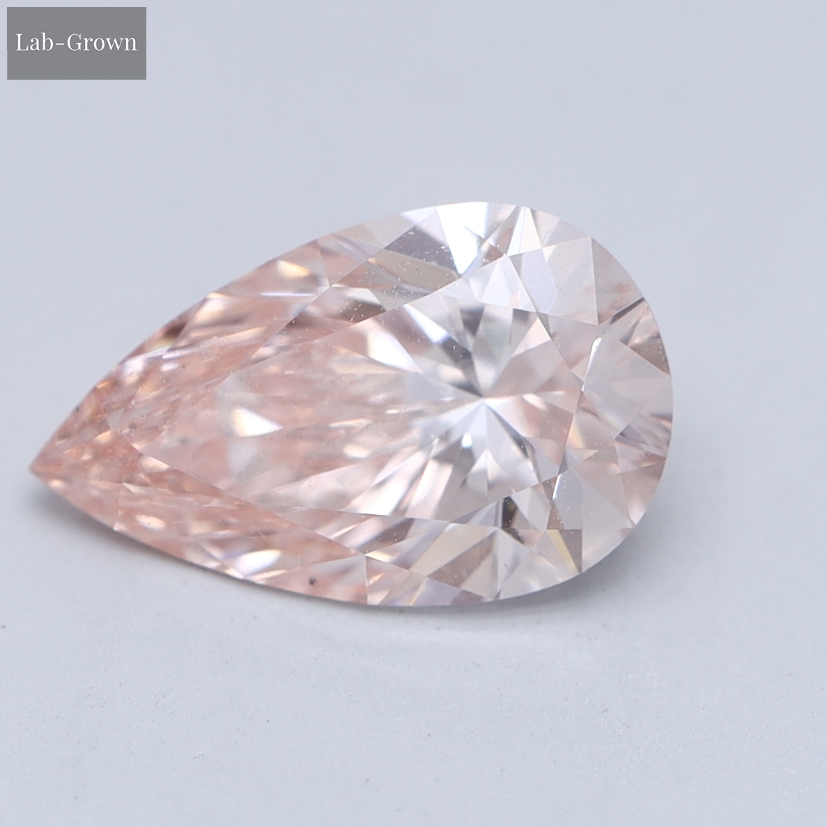 Pink Pear Lab-Grown Diamond