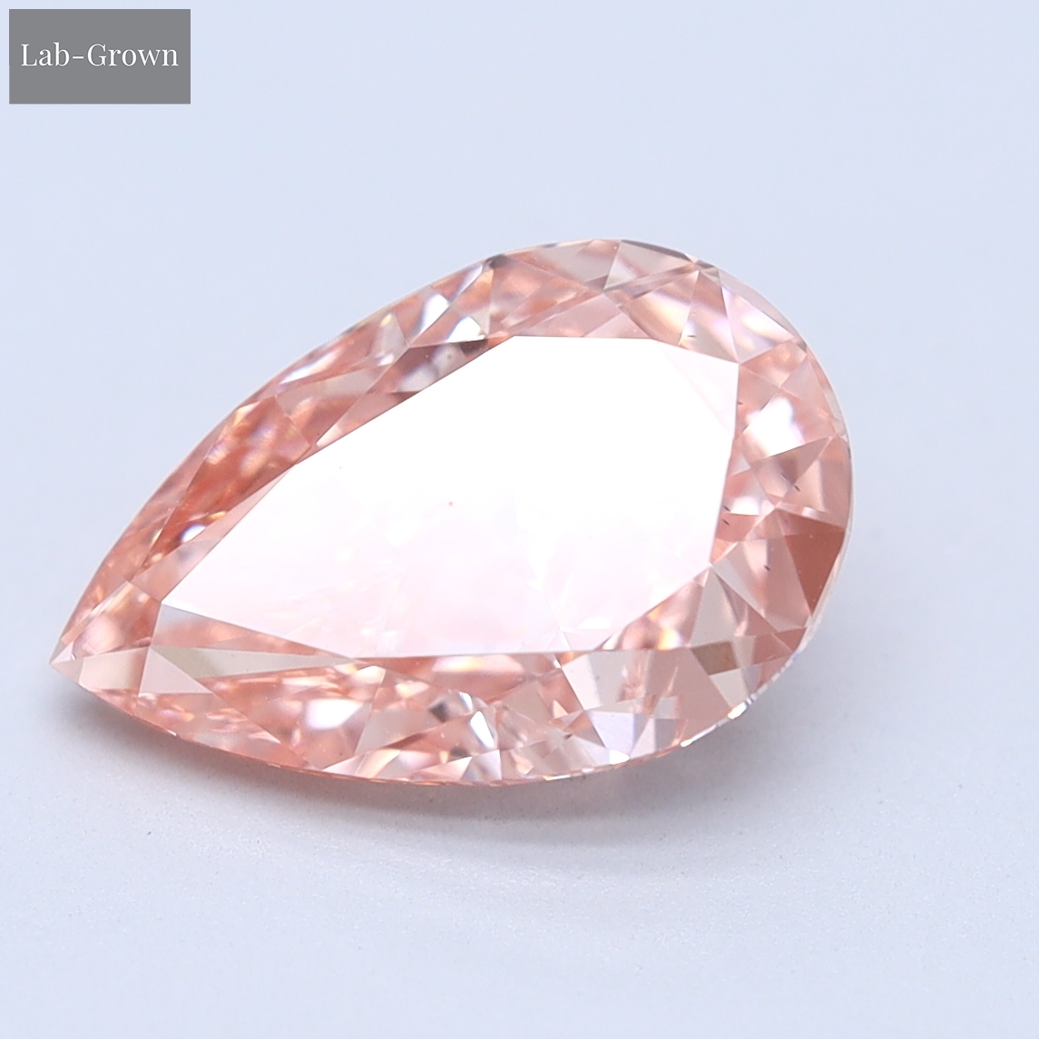 Pink Pear Lab-Grown Diamond