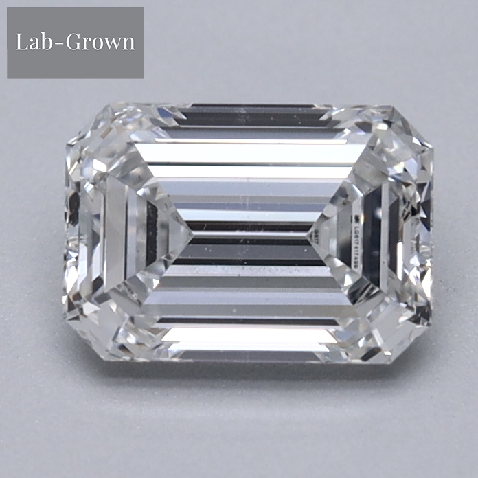 Emerald Cut Lab-Grown Diamond