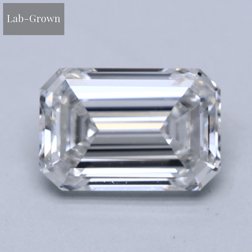Emerald Cut Lab-Grown Diamond