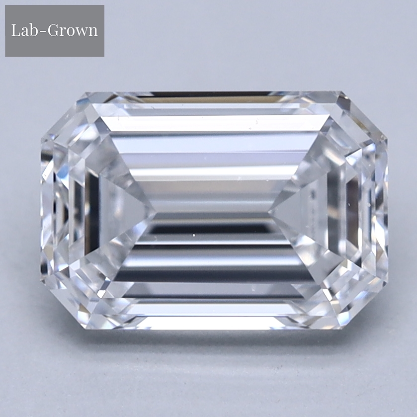 Emerald Cut Lab-Grown Diamond