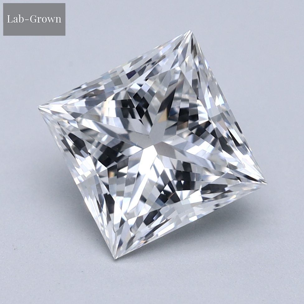Princess Cut Lab-Grown Diamond