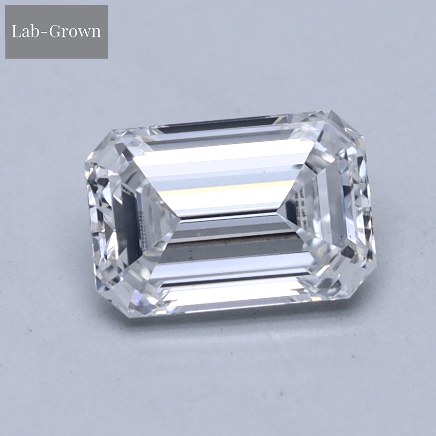 Emerald Cut Lab-Grown Diamond