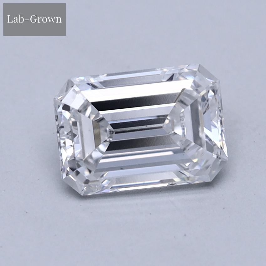 Emerald Cut Lab-Grown Diamond