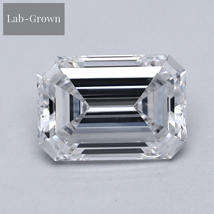Emerald Cut Lab-Grown Diamond
