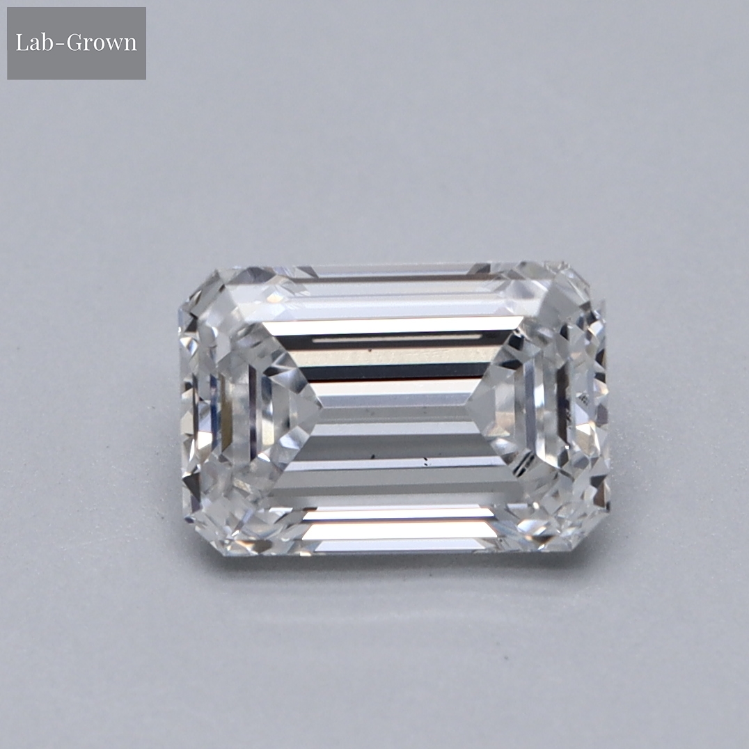 Emerald Cut Lab-Grown Diamond