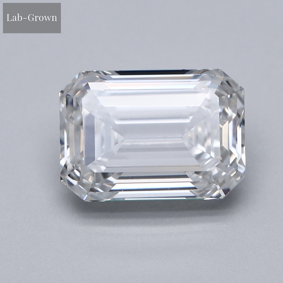 Emerald Cut Lab-Grown Diamond