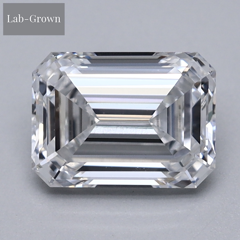Emerald Cut Lab-Grown Diamond