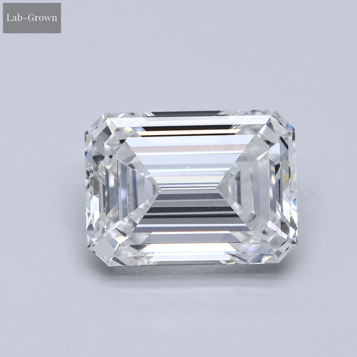 Emerald Cut Lab-Grown Diamond