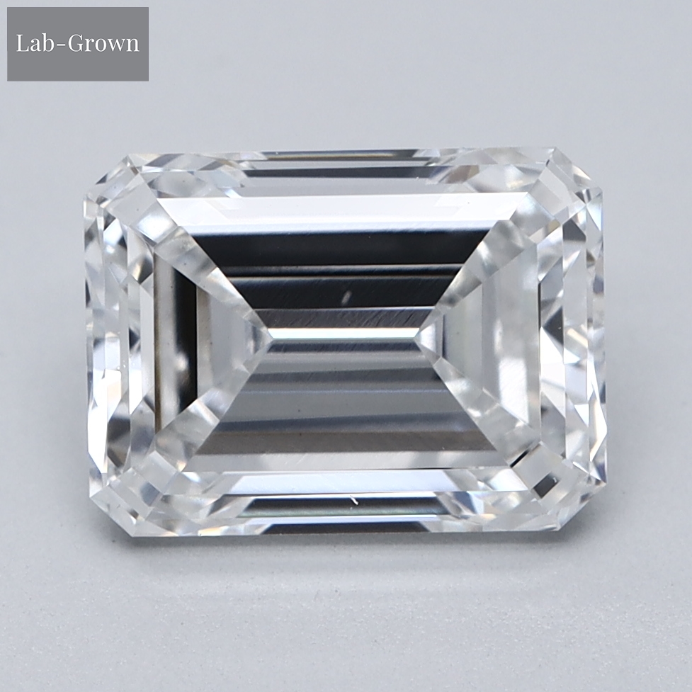 Emerald Cut Lab-Grown Diamond