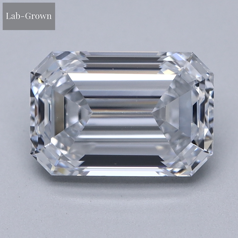 Emerald Cut Lab-Grown Diamond
