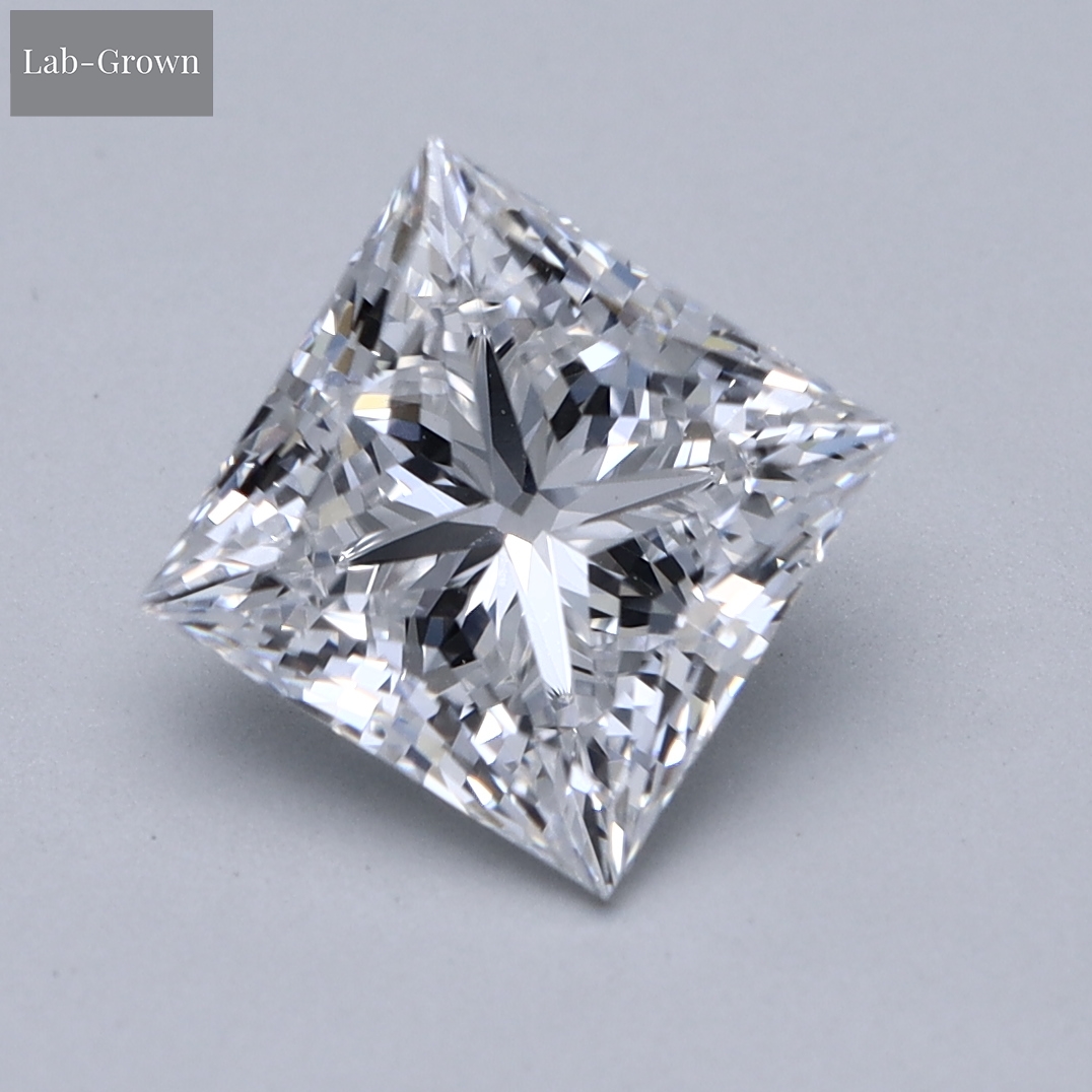 Princess Cut Lab-Grown Diamond