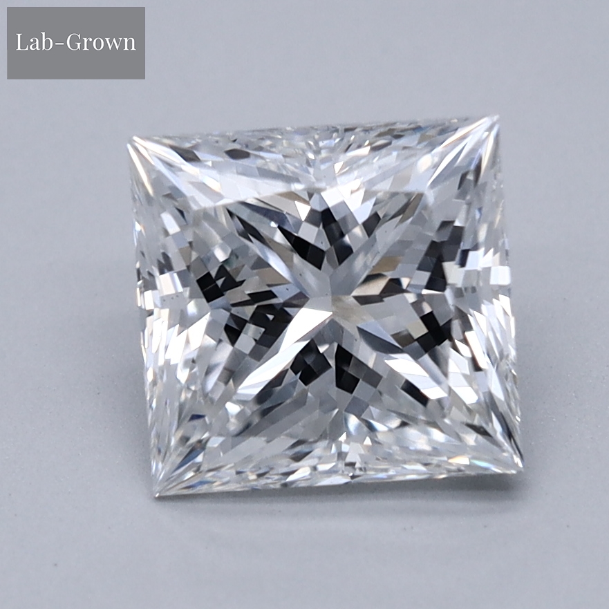 Princess Cut Lab-Grown Diamond