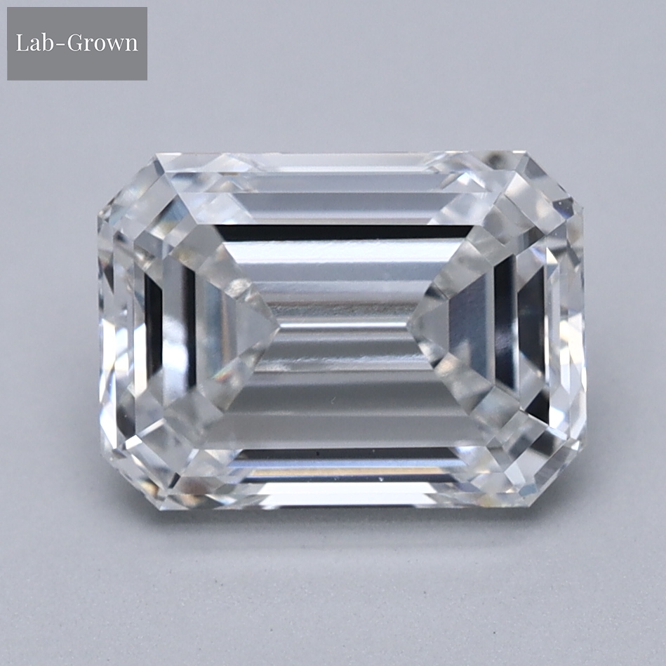 Emerald Cut Lab-Grown Diamond