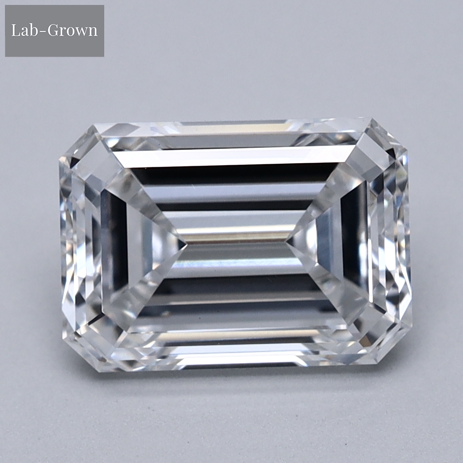 Emerald Cut Lab-Grown Diamond