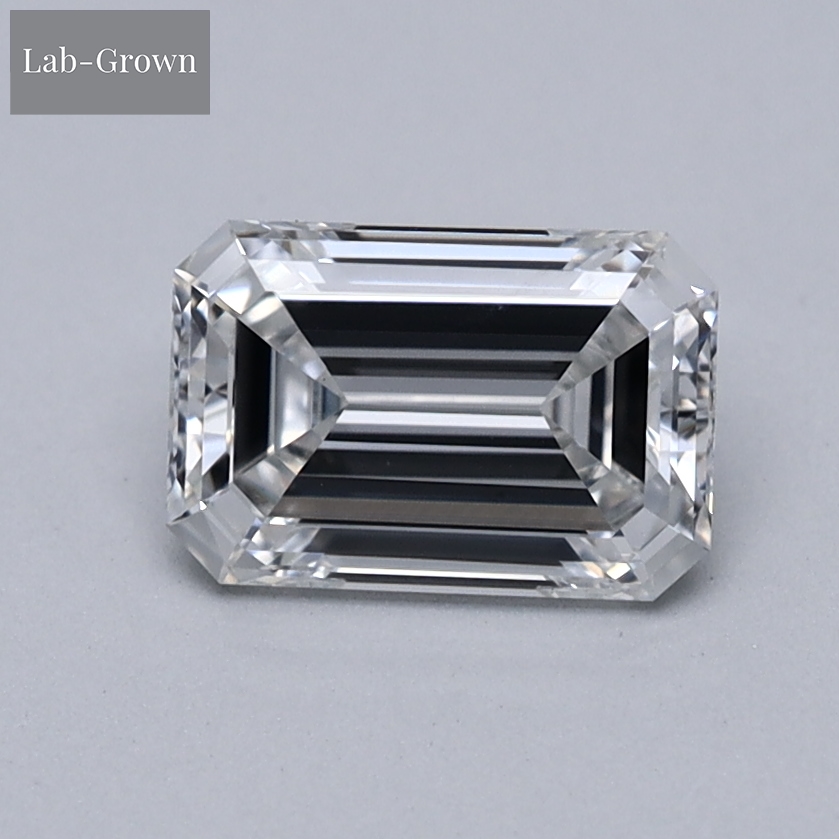 Emerald Cut Lab-Grown Diamond