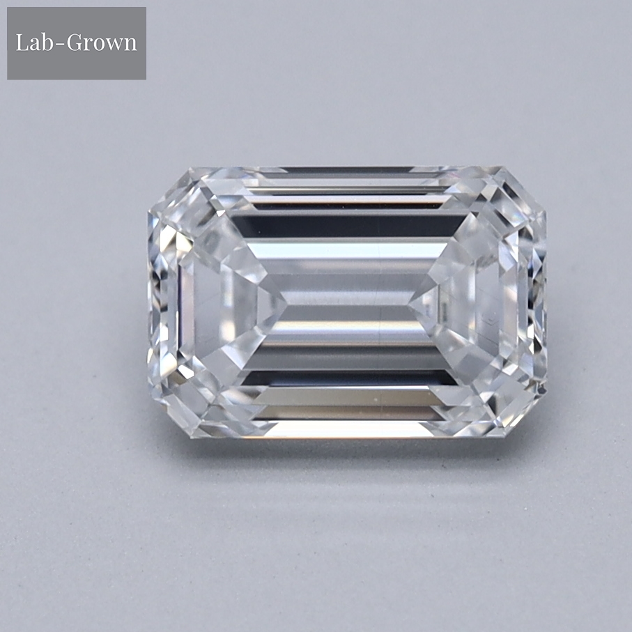 Emerald Cut Lab-Grown Diamond