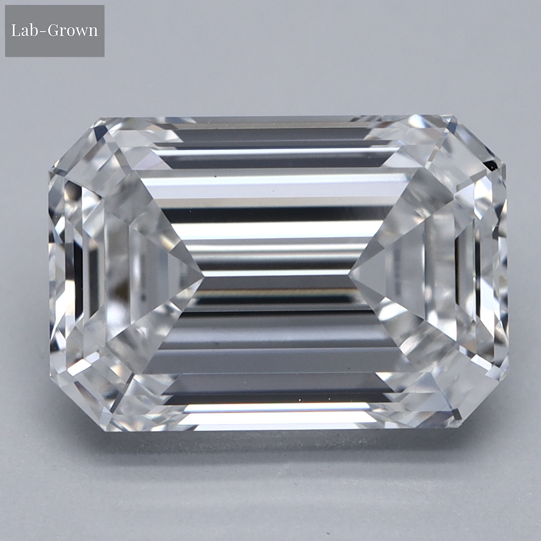 Emerald Cut Lab-Grown Diamond