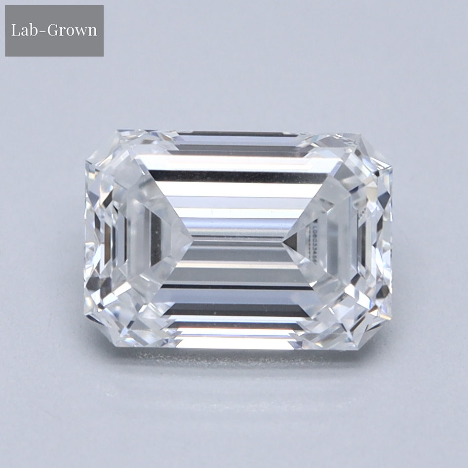 Emerald Cut Lab-Grown Diamond