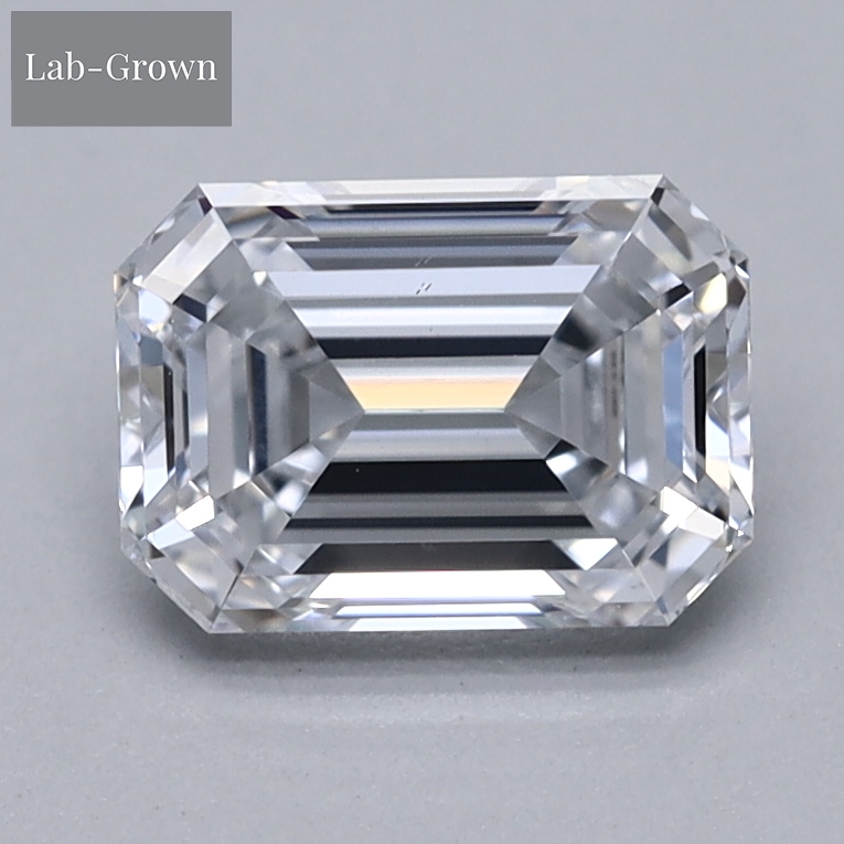 Emerald Cut Lab-Grown Diamond