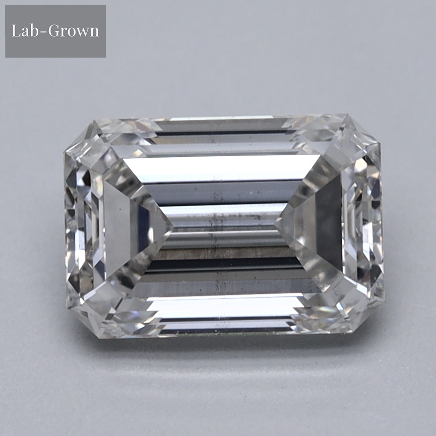 Emerald Cut Lab-Grown Diamond