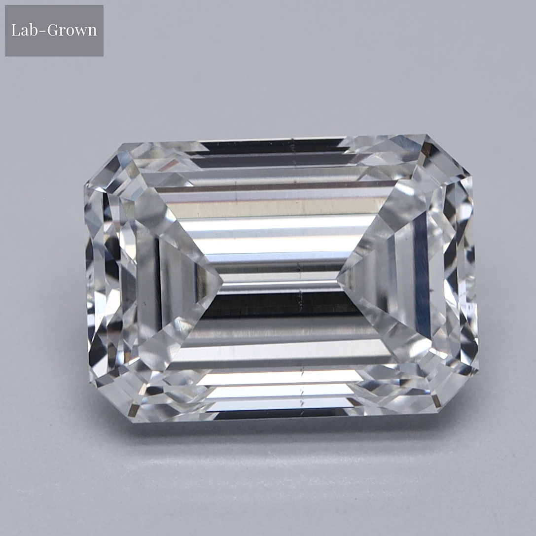 Emerald Cut Lab-Grown Diamond
