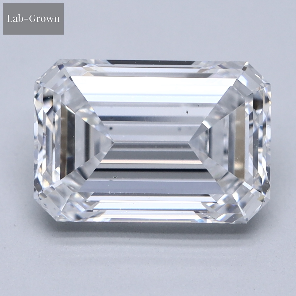 Emerald Cut Lab-Grown Diamond