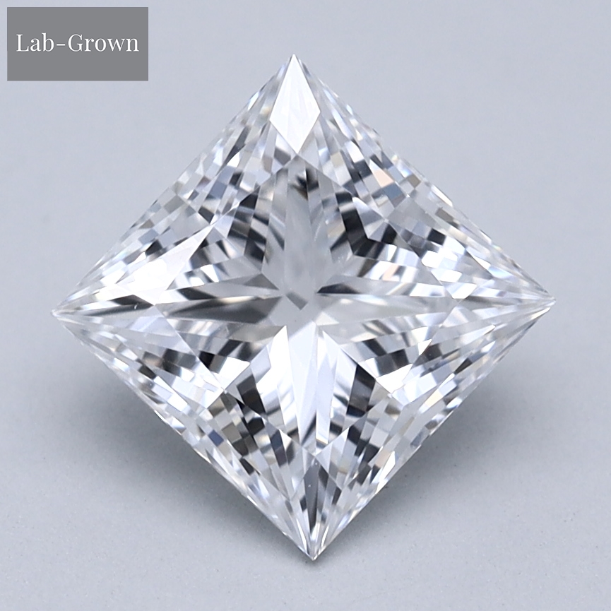 Princess Cut Lab-Grown Diamond