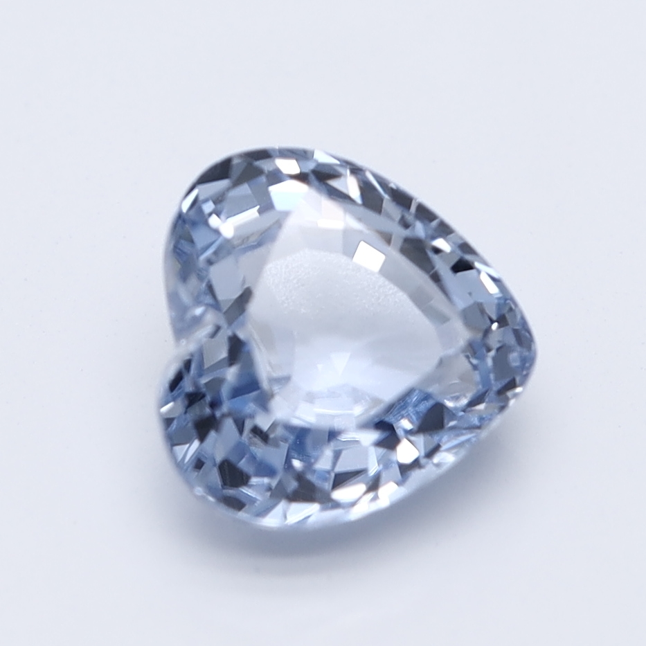 Heart Ice Blue Natural Sapphire