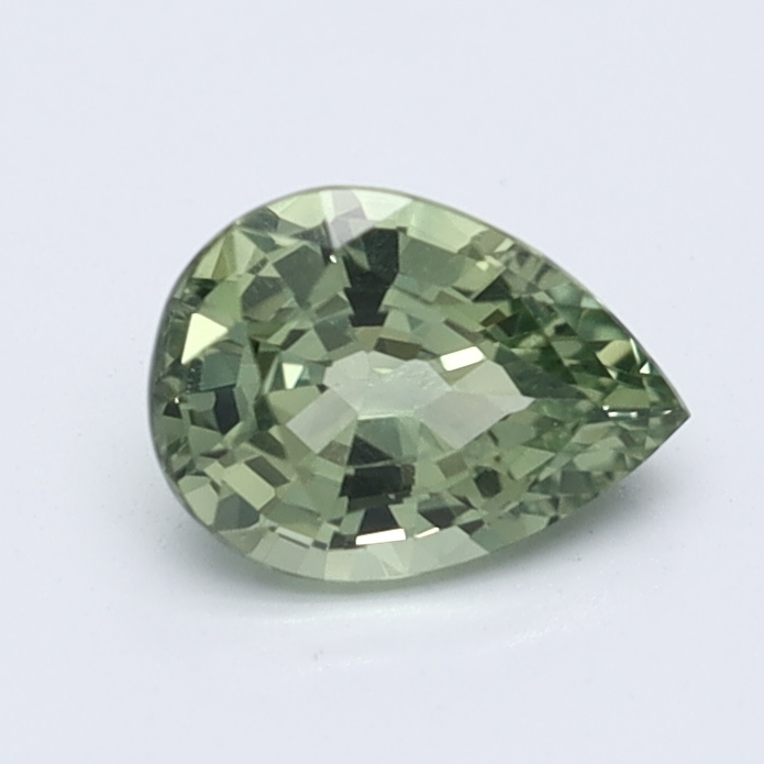Pear Green Natural Sapphire