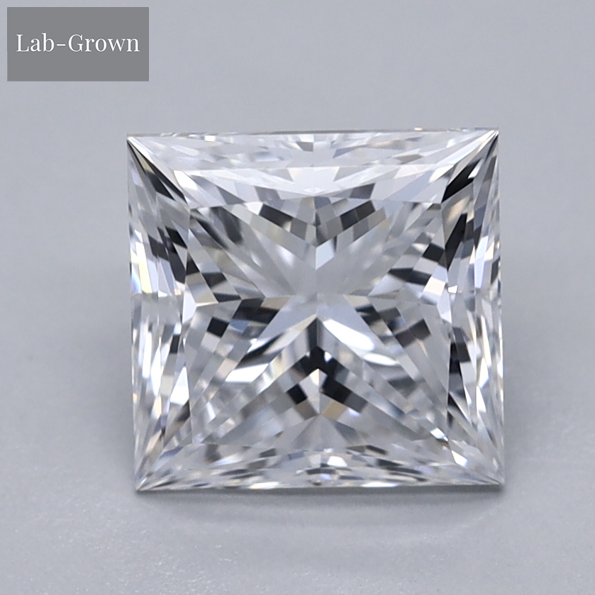 Princess Cut Lab-Grown Diamond