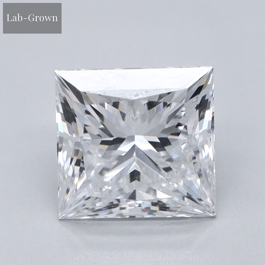 Princess Cut Lab-Grown Diamond