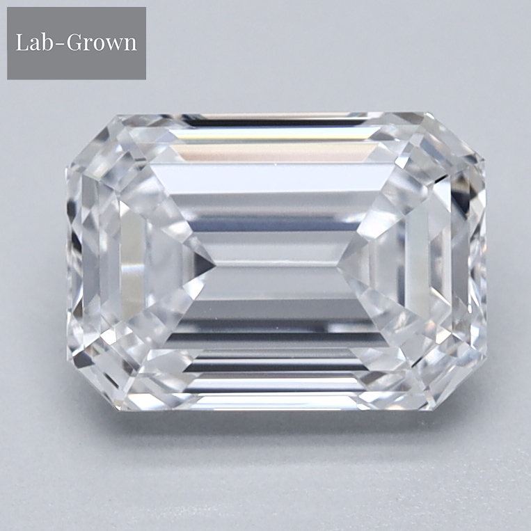 Emerald Cut Lab-Grown Diamond